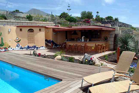 Urlaub Teneriffa: Pool Bar auf der Finca San Juan, Teneriffa S&uuml;d San Juan